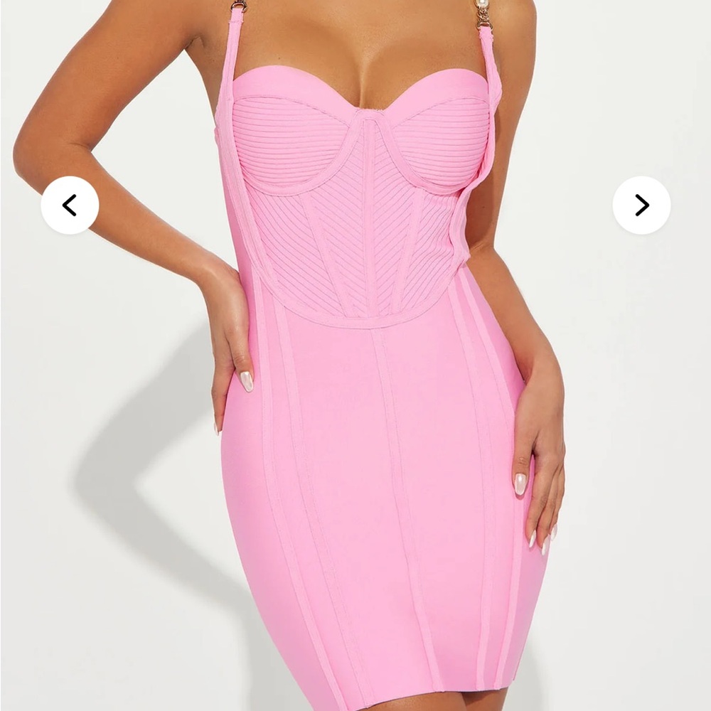 Fashion Nova Blush Pink Mini Dress